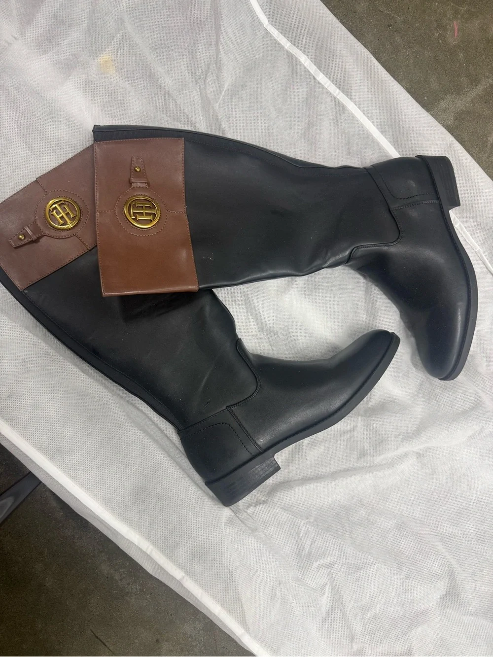 Tommy Hilfiger Black Over-the-Knee Boots